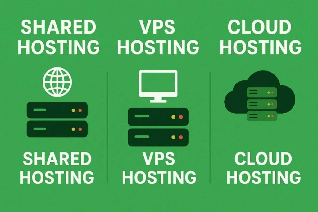 Shared Hosting vs VPS vs Cloud Hosting – Which is Best?